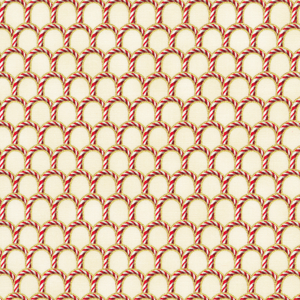 Holiday Flourish-Peppermint Twist fabric