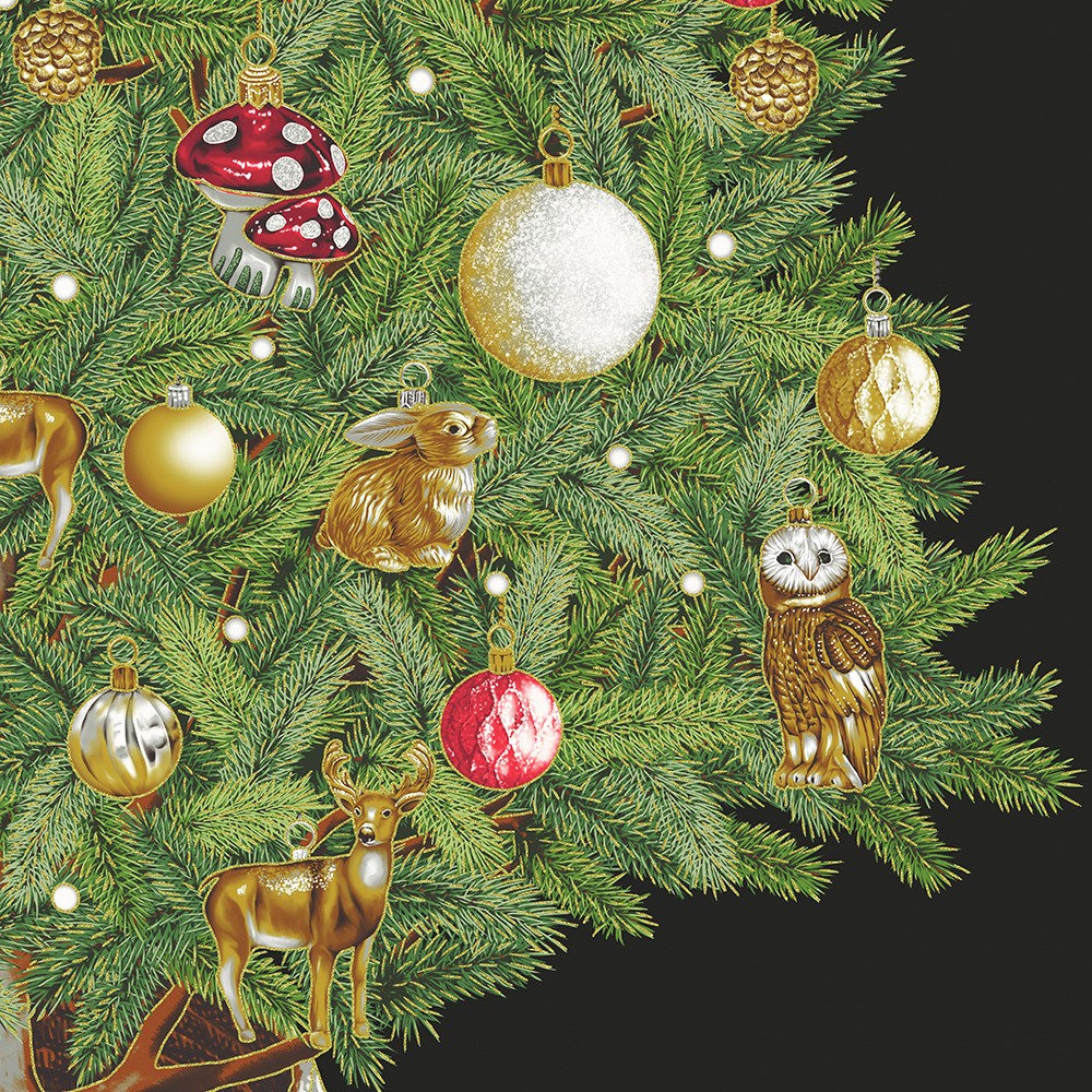 Holiday Flourish - Forest Glen fabric