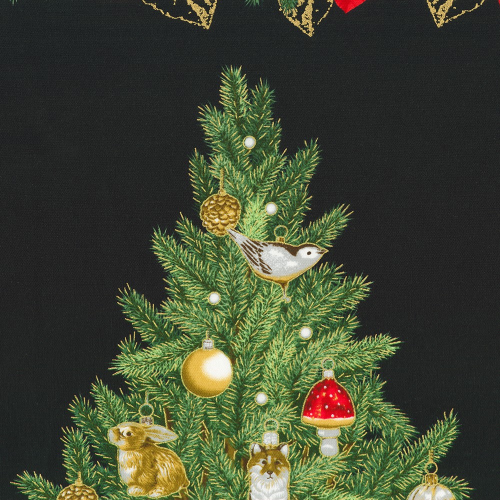 Holiday Flourish - Forest Glen fabric