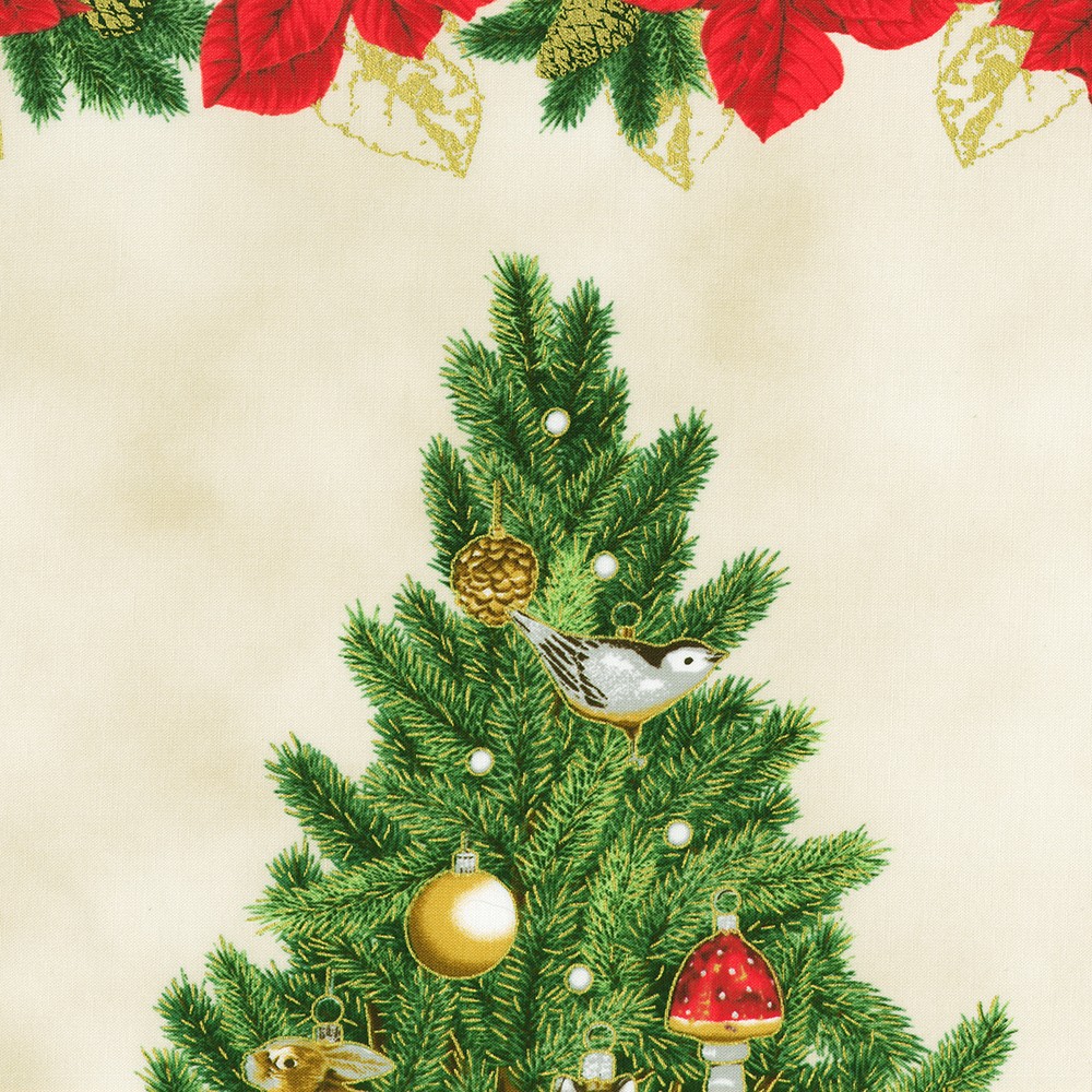 Holiday Flourish - Forest Glen fabric