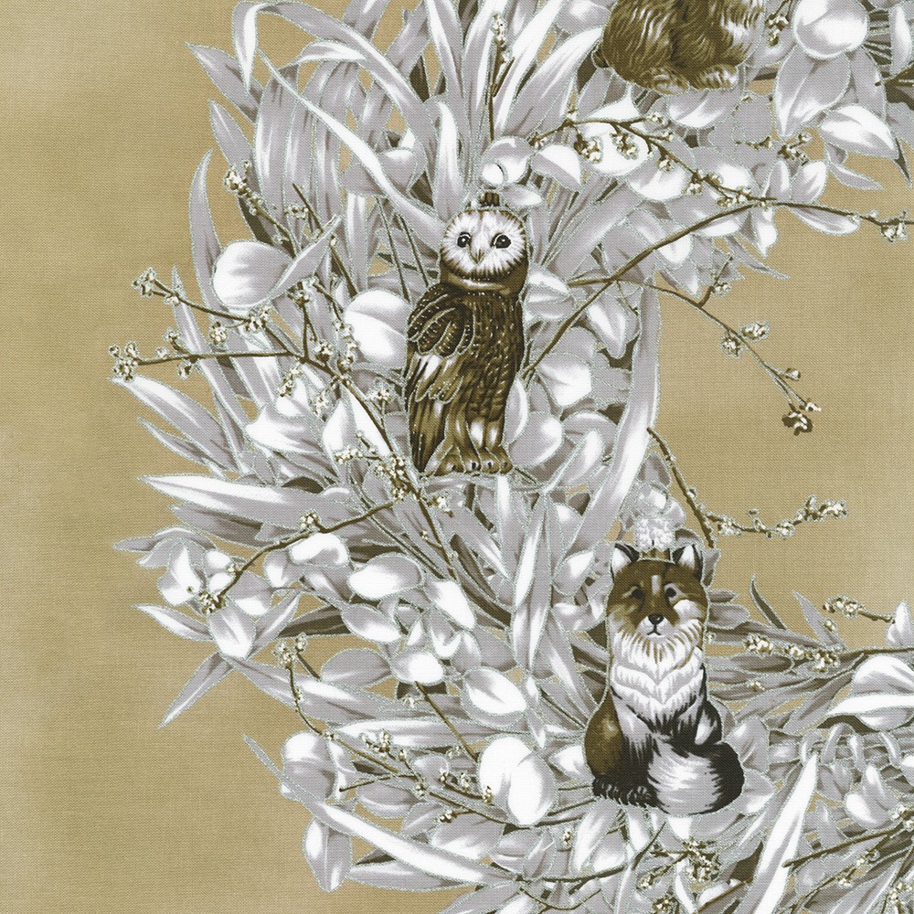 Holiday Flourish - Forest Glen fabric