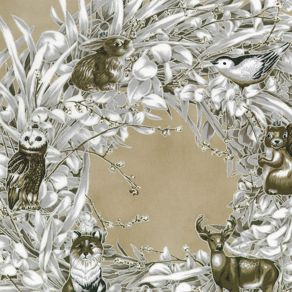 Holiday Flourish - Forest Glen fabric