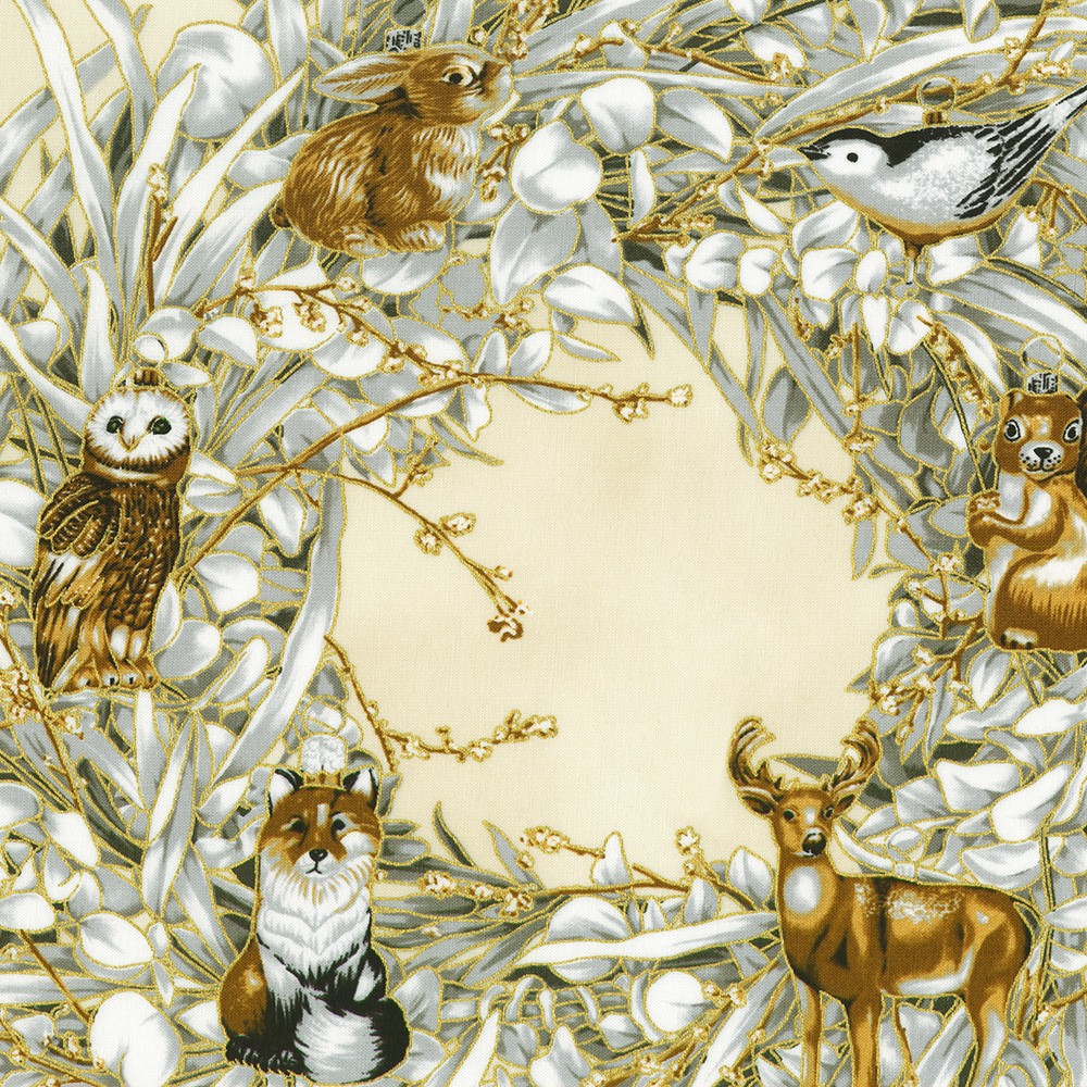 Holiday Flourish - Forest Glen fabric