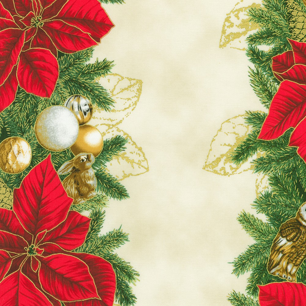 Holiday Flourish - Forest Glen fabric