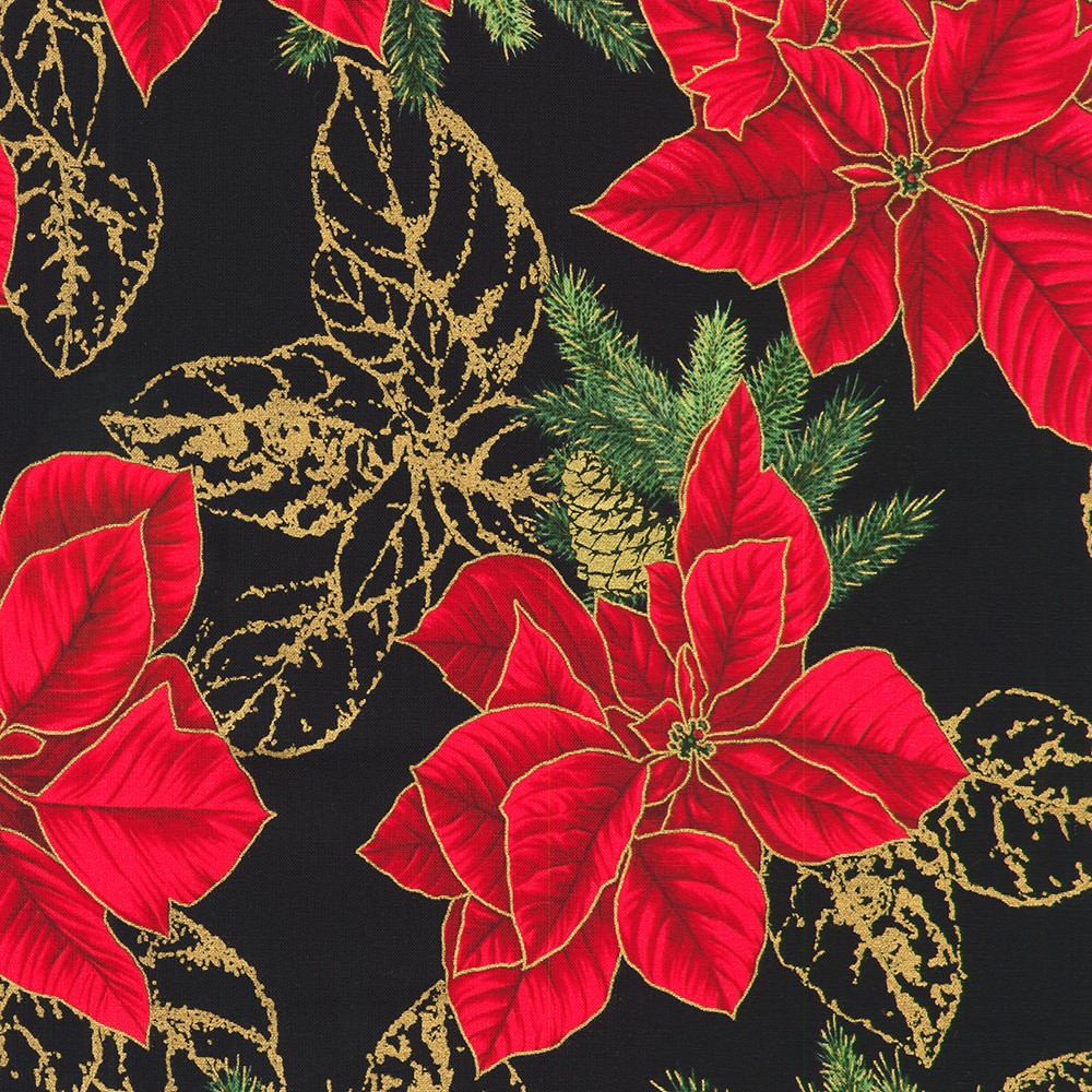Holiday Flourish - Forest Glen fabric