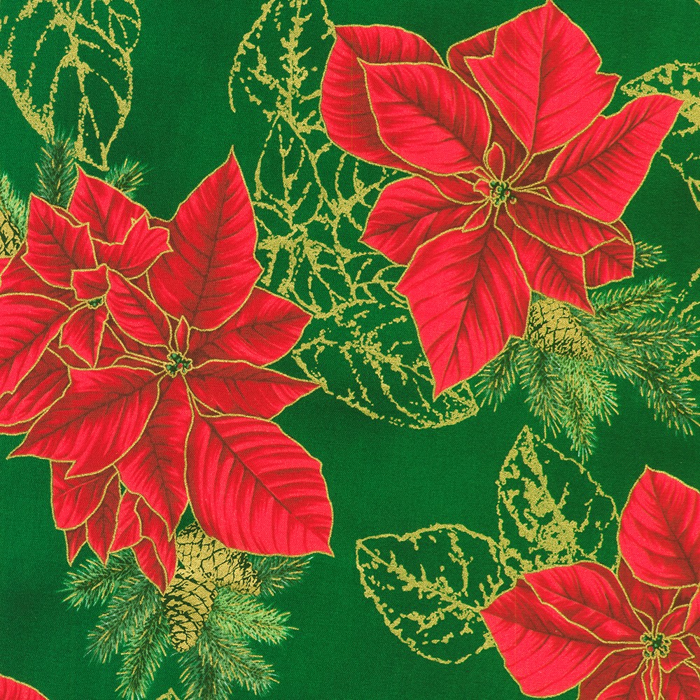 Holiday Flourish - Forest Glen fabric