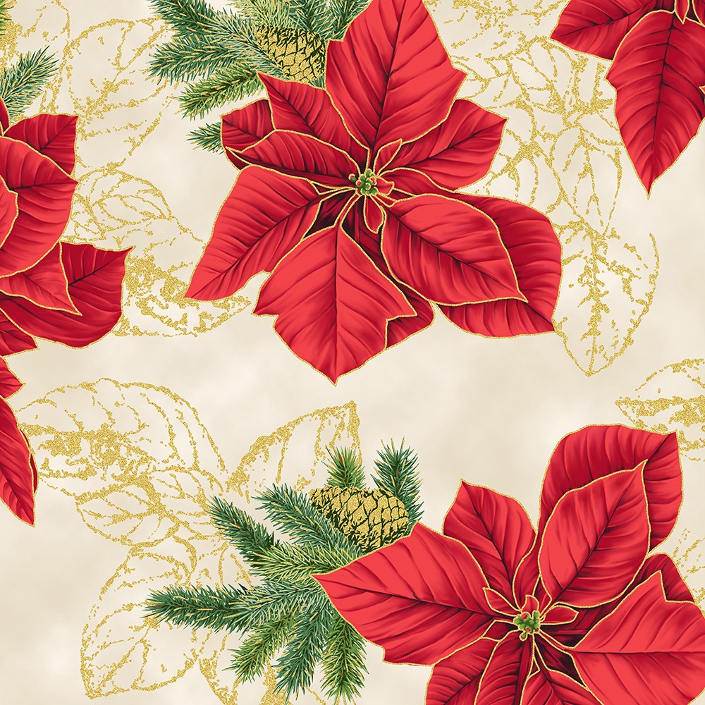 Holiday Flourish - Forest Glen fabric