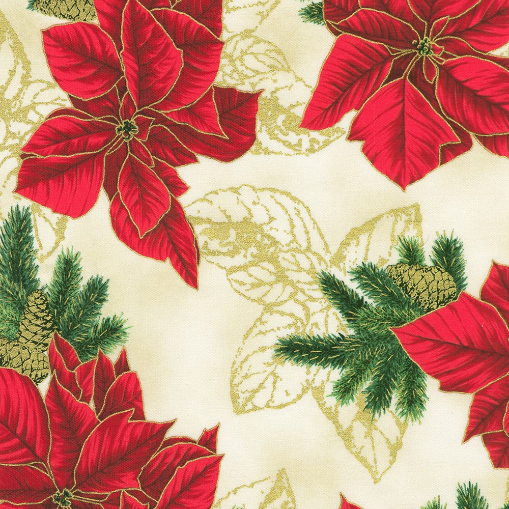 Holiday Flourish - Forest Glen fabric
