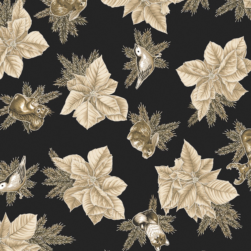 Holiday Flourish - Forest Glen fabric