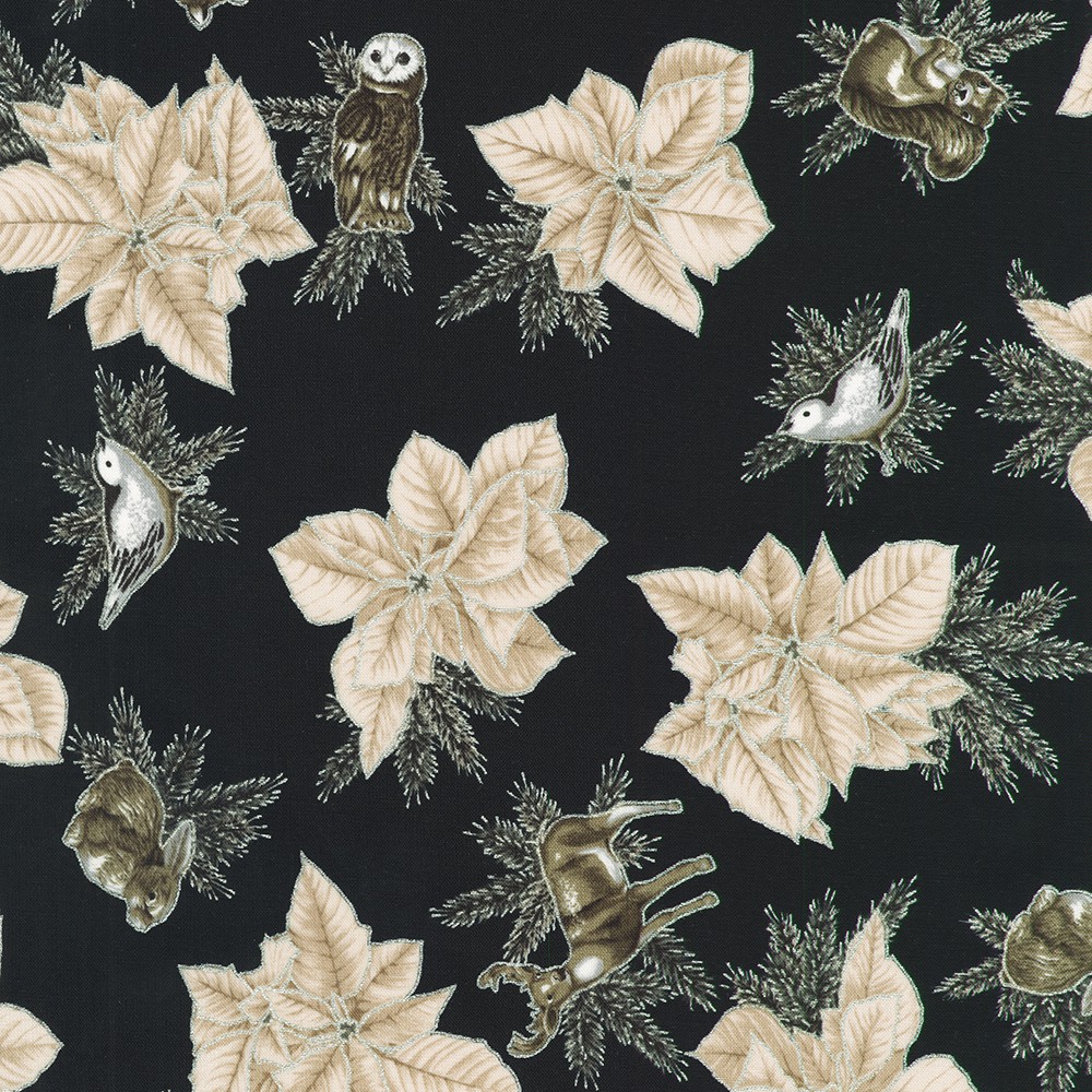 Holiday Flourish - Forest Glen fabric