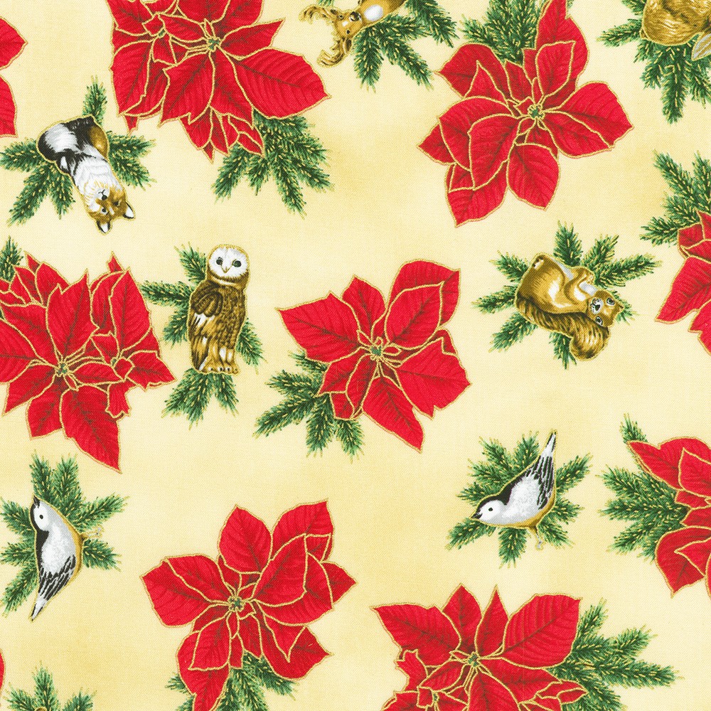 Holiday Flourish - Forest Glen fabric
