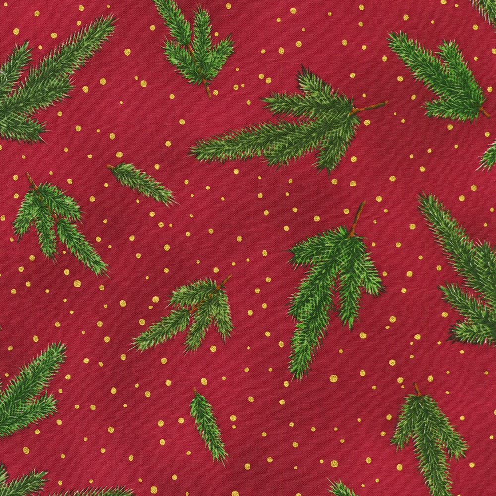 Holiday Flourish - Forest Glen fabric