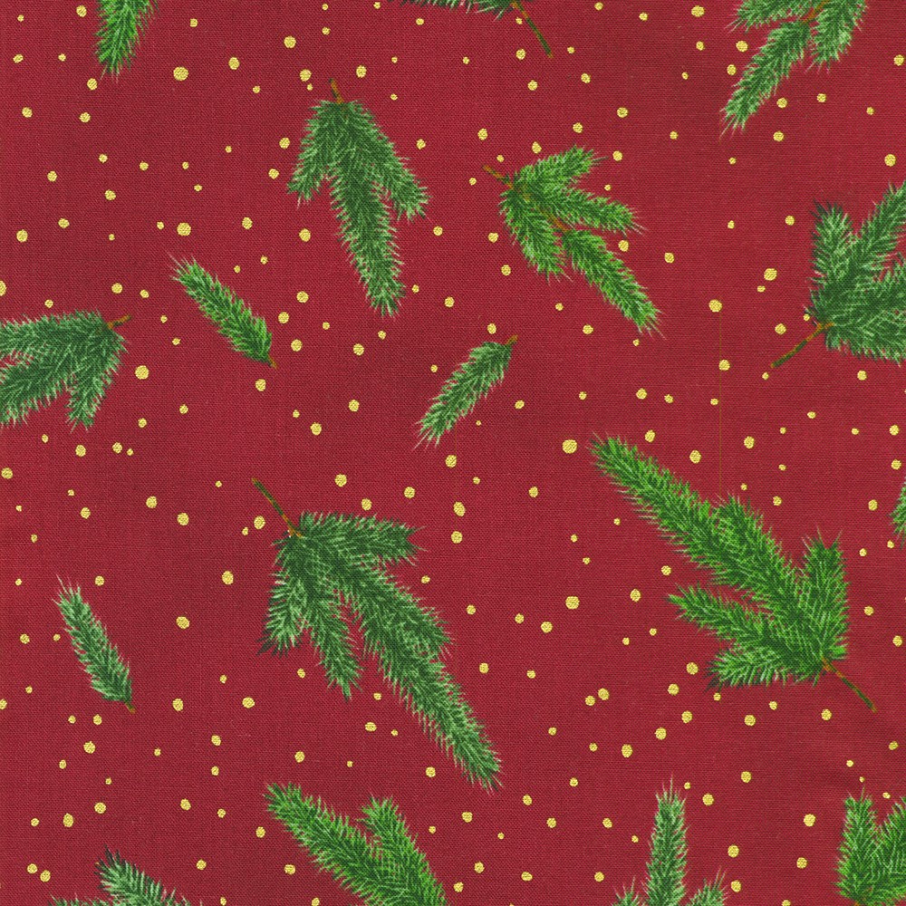 Holiday Flourish - Forest Glen fabric
