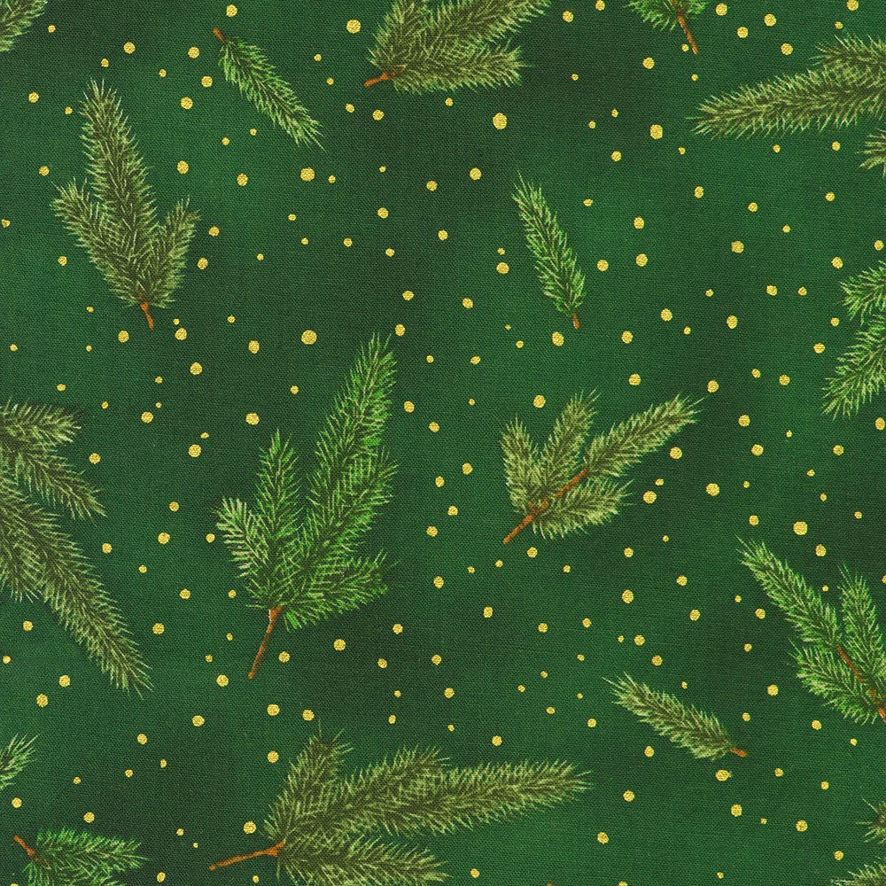 Holiday Flourish - Forest Glen fabric