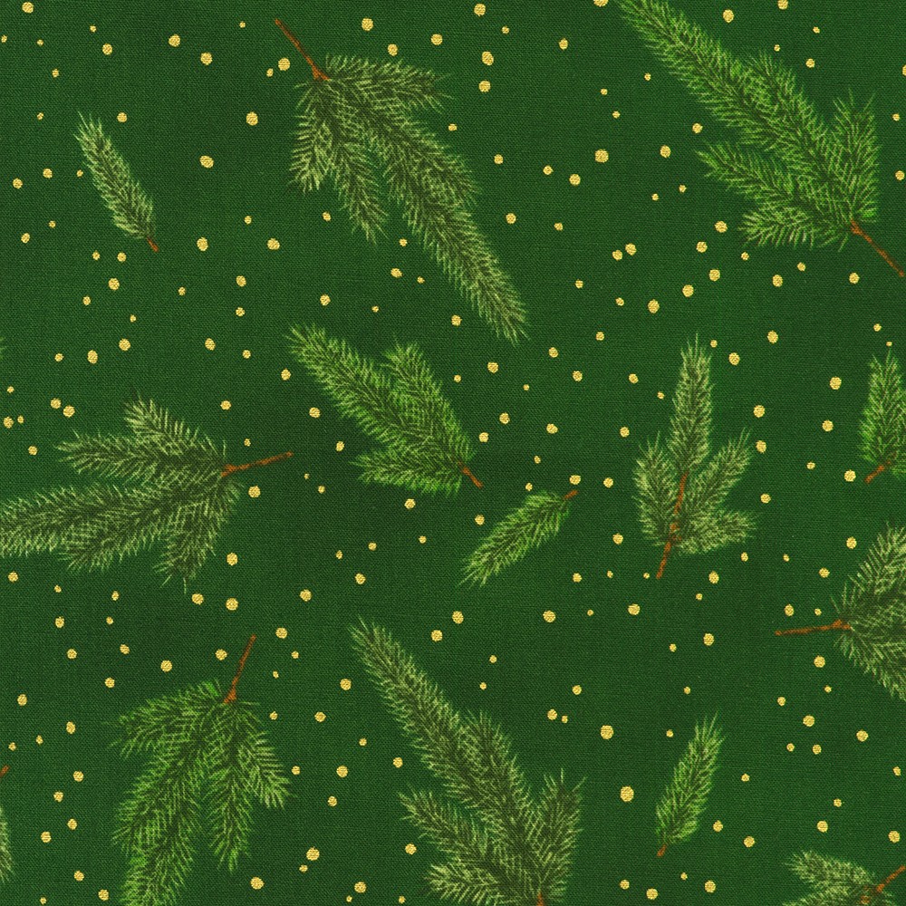 Holiday Flourish - Forest Glen fabric