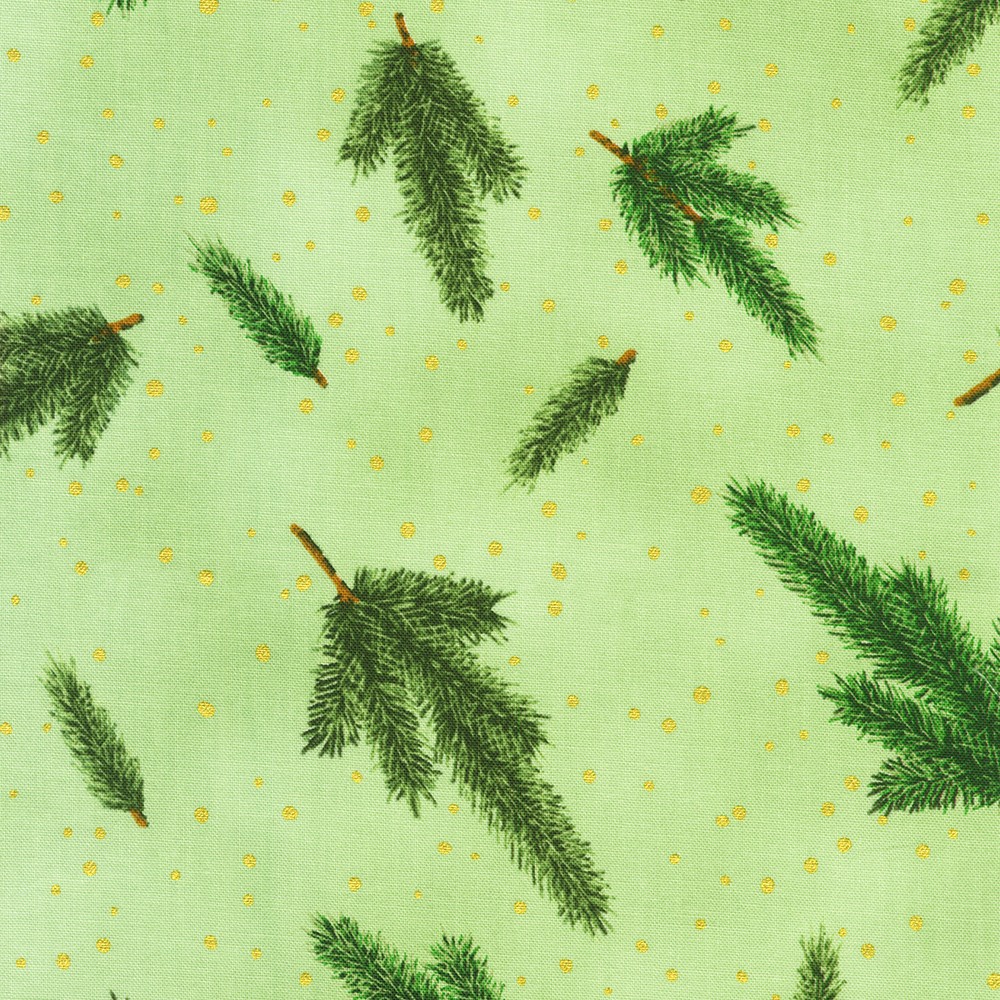 Holiday Flourish - Forest Glen fabric