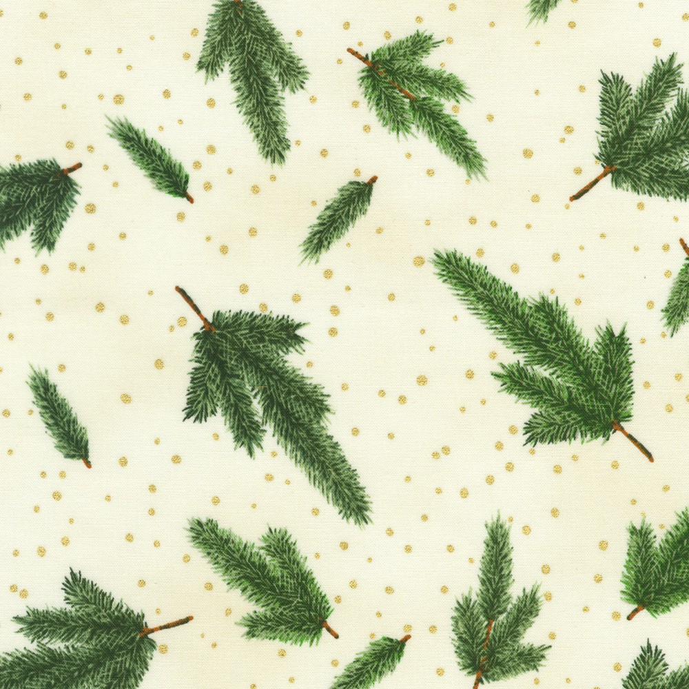 Holiday Flourish - Forest Glen fabric