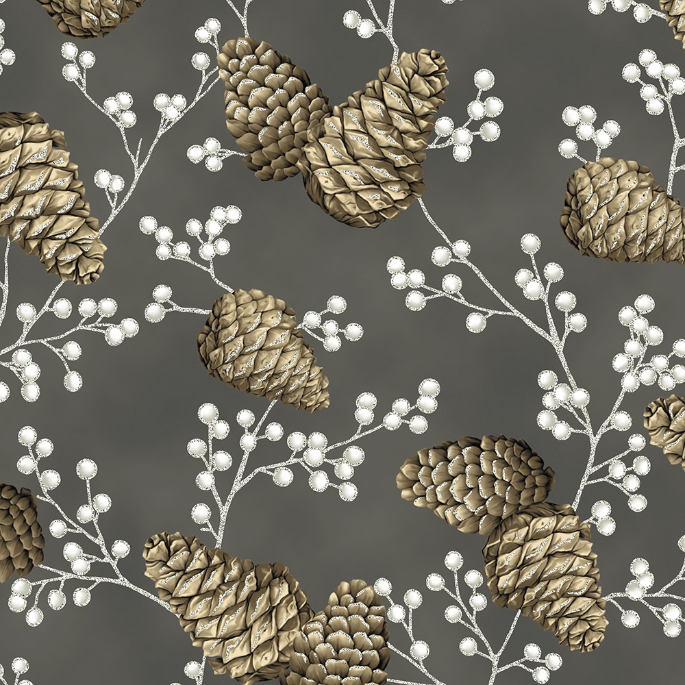 Holiday Flourish - Forest Glen fabric