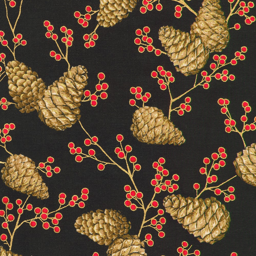 Holiday Flourish - Forest Glen fabric