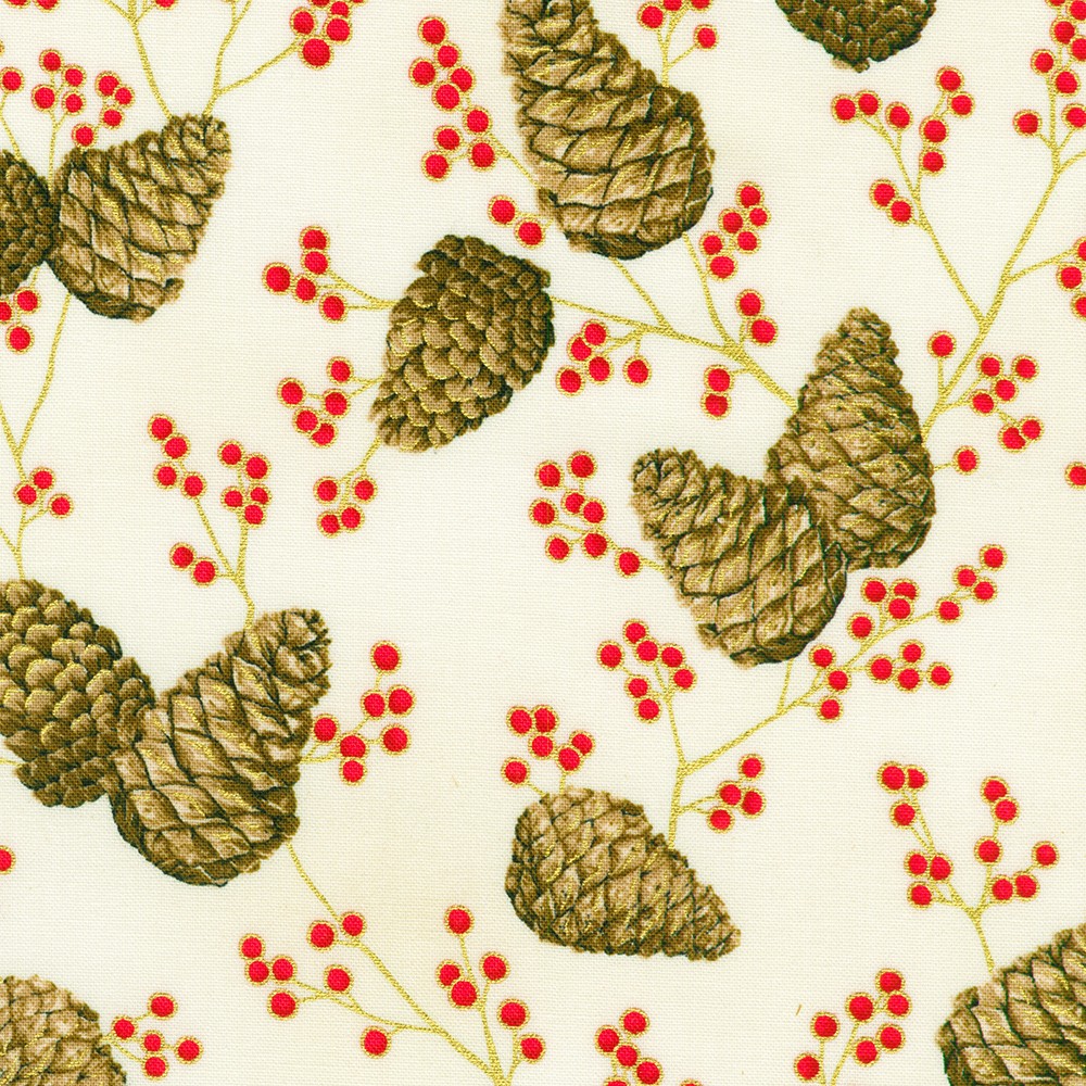 Holiday Flourish - Forest Glen fabric