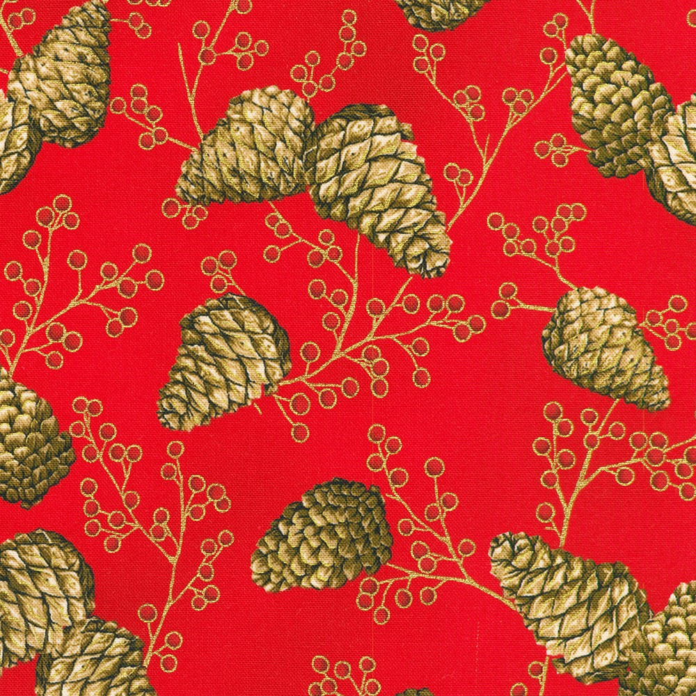 Holiday Flourish - Forest Glen fabric
