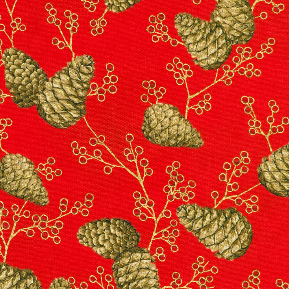 Holiday Flourish - Forest Glen fabric
