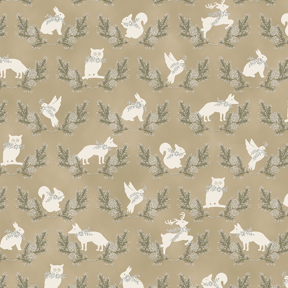 Holiday Flourish - Forest Glen fabric