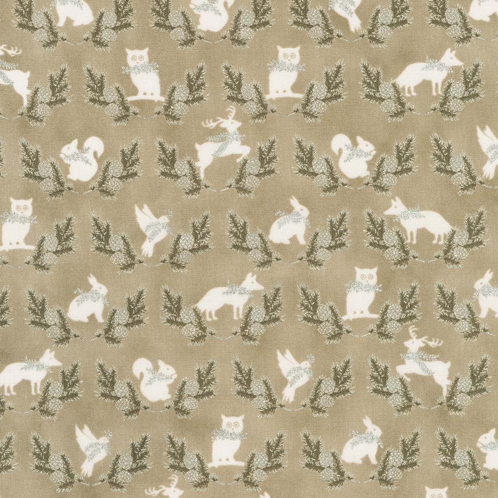 Holiday Flourish - Forest Glen fabric