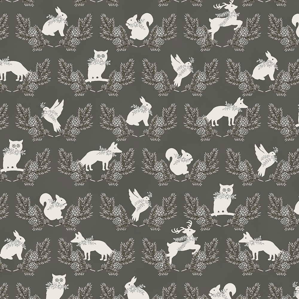 Holiday Flourish - Forest Glen fabric