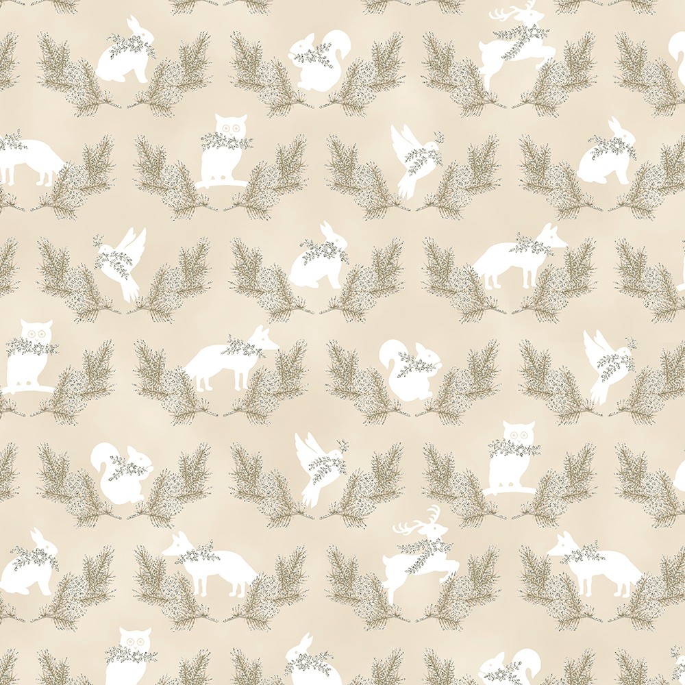 Holiday Flourish - Forest Glen fabric