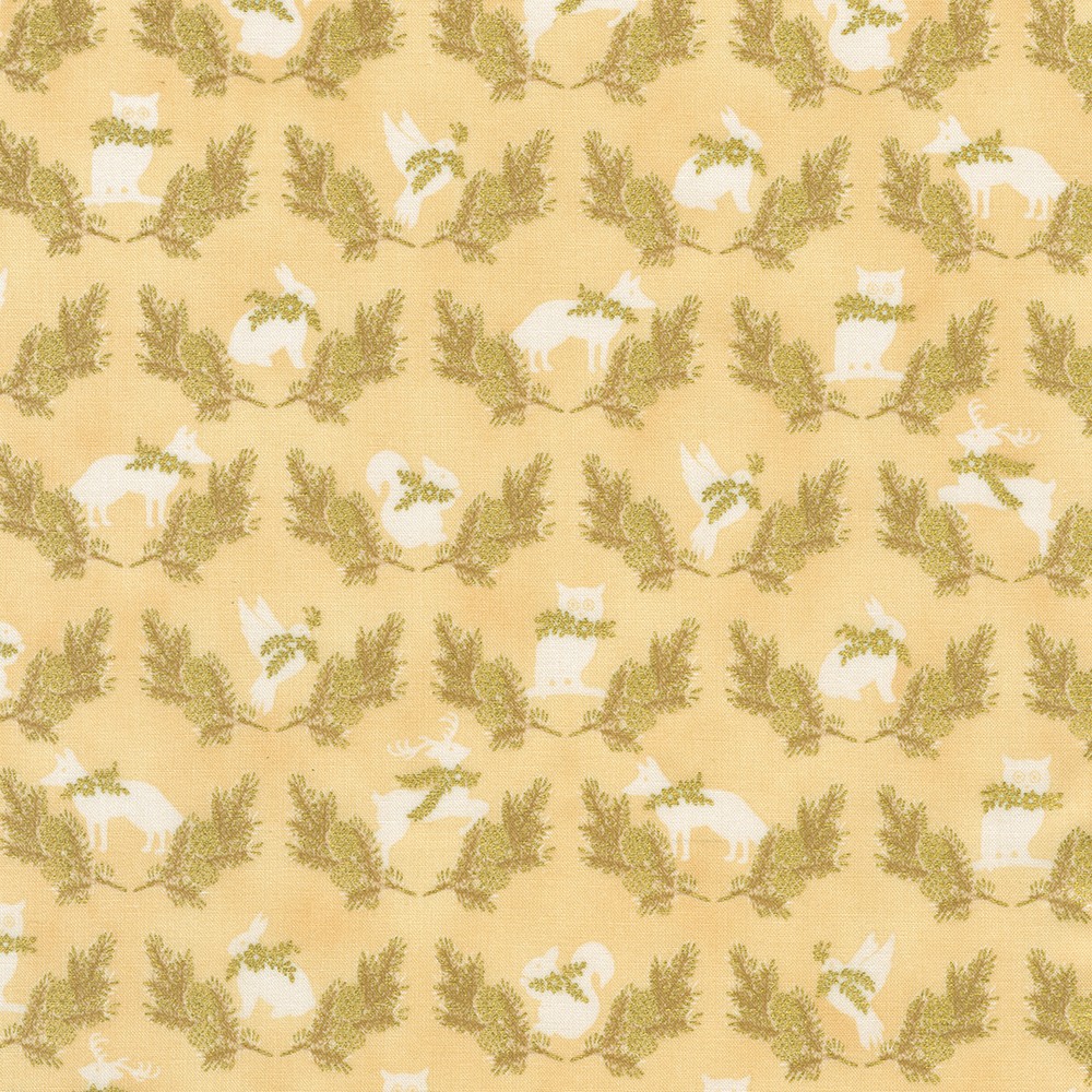 Holiday Flourish - Forest Glen fabric
