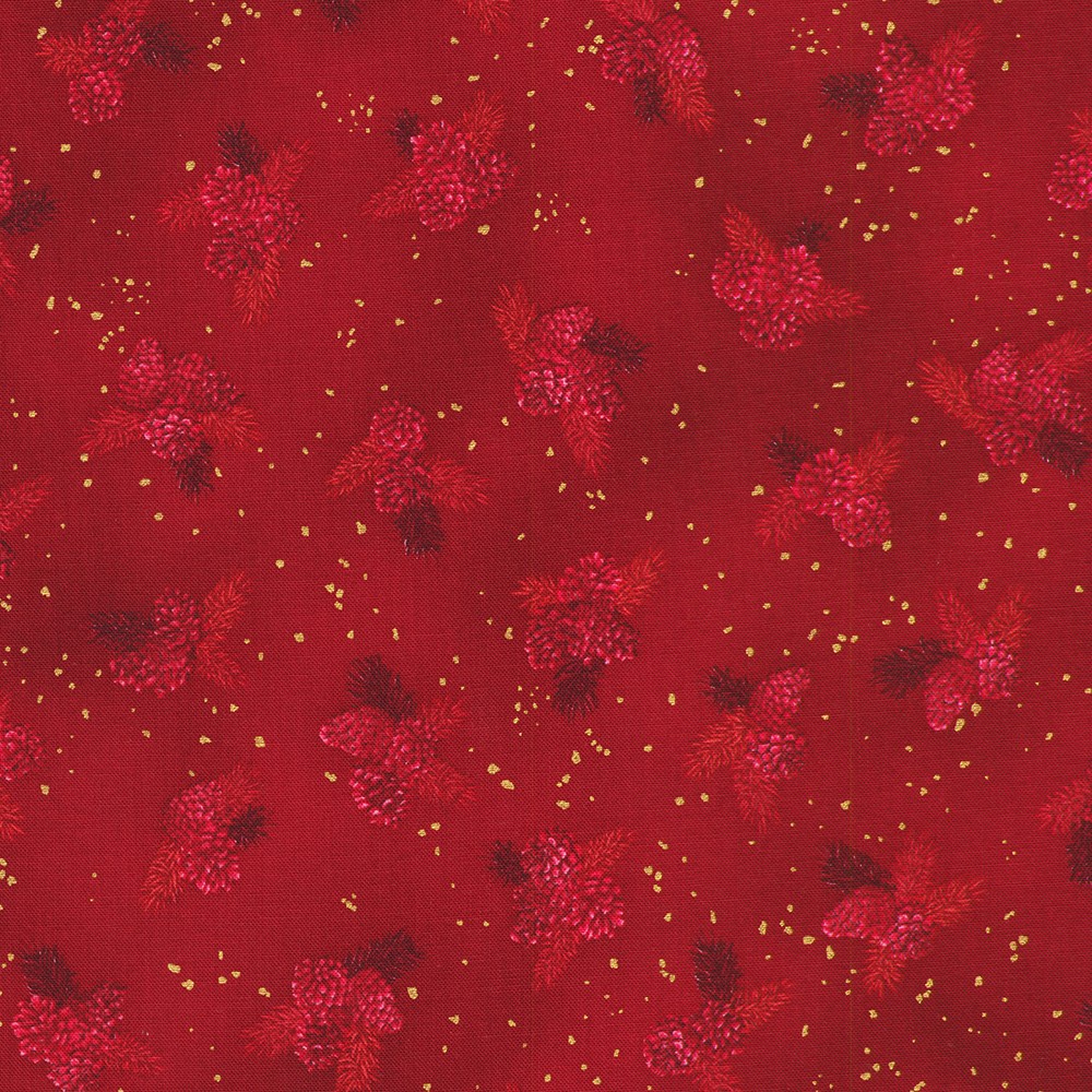 Holiday Flourish - Forest Glen fabric