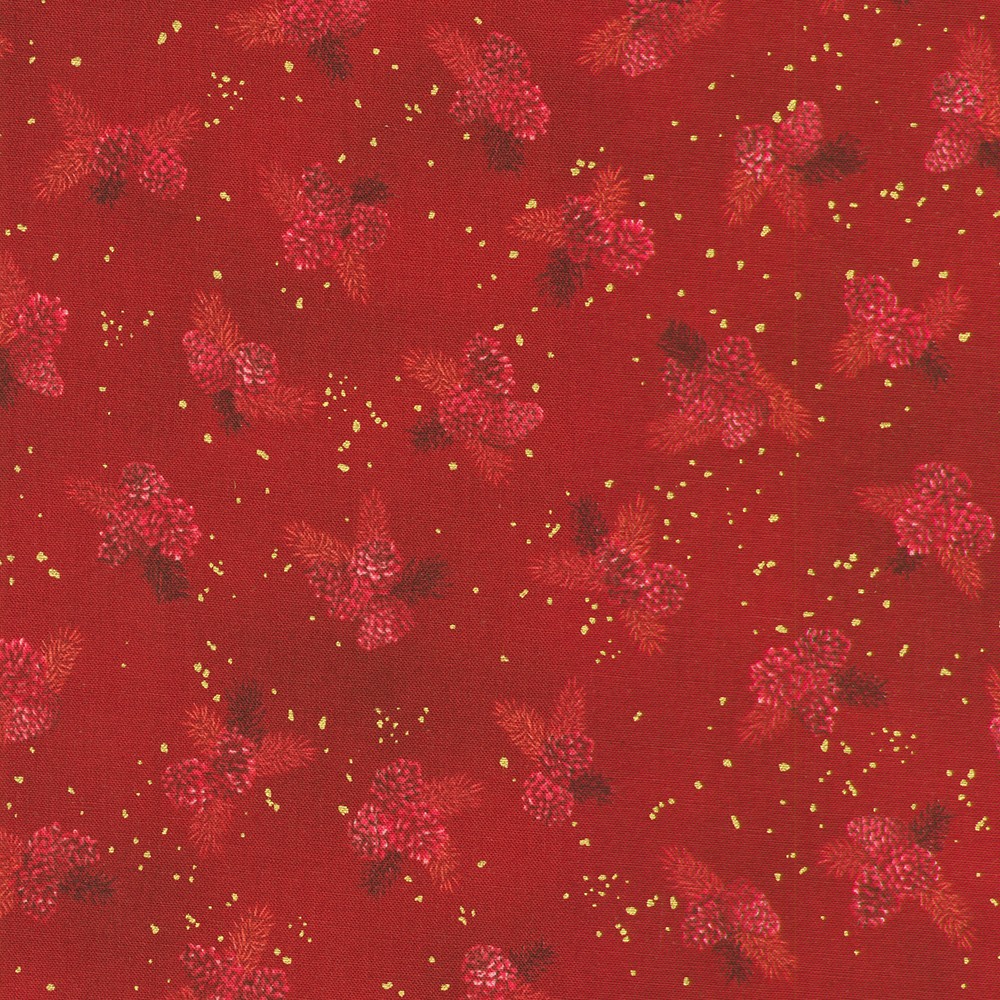 Holiday Flourish - Forest Glen fabric