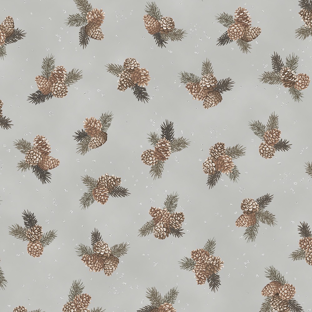 Holiday Flourish - Forest Glen fabric