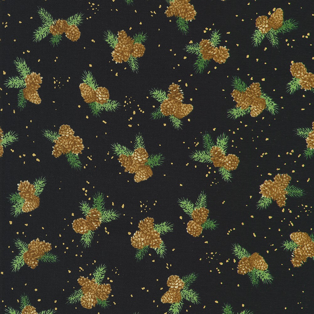 Holiday Flourish - Forest Glen fabric