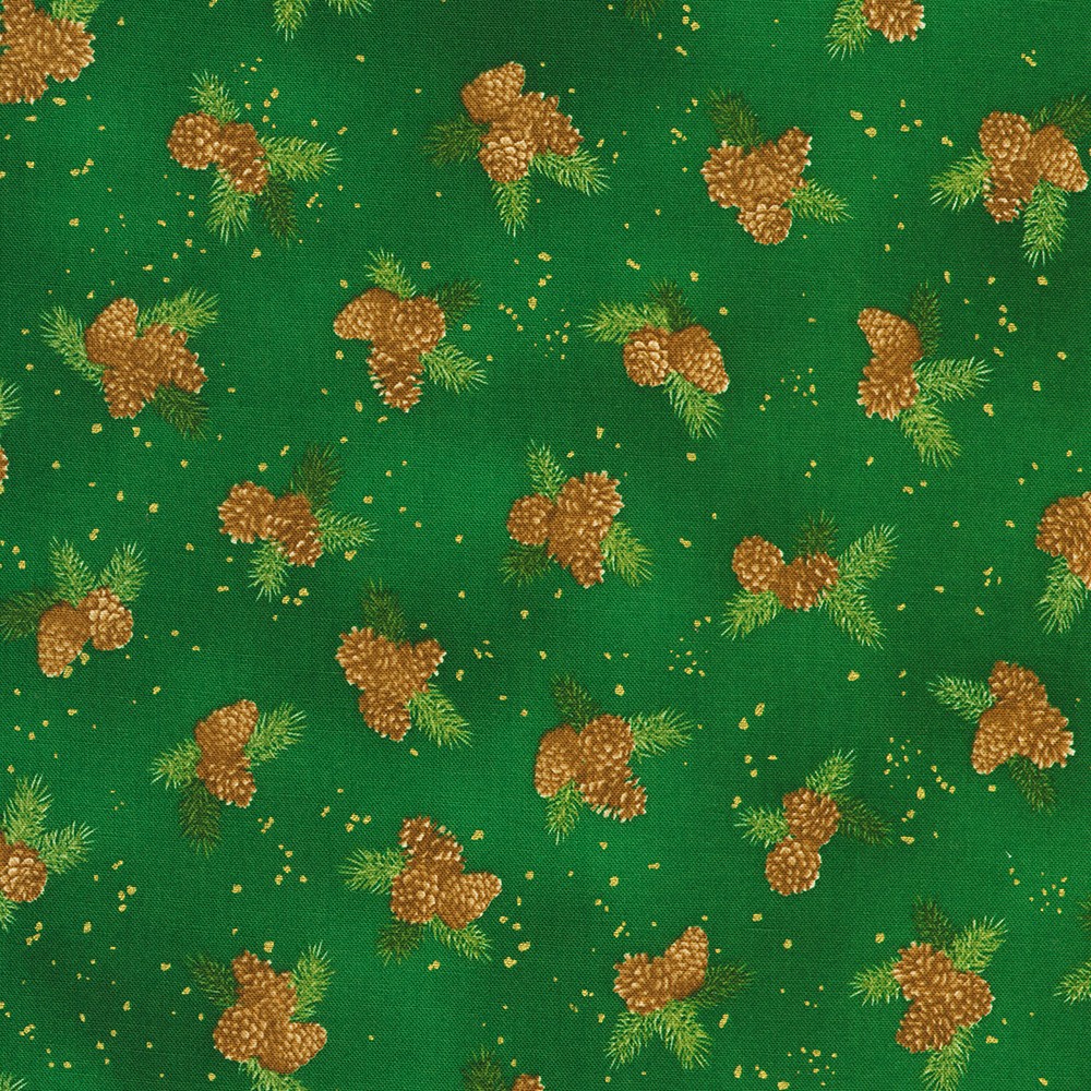 Holiday Flourish - Forest Glen fabric