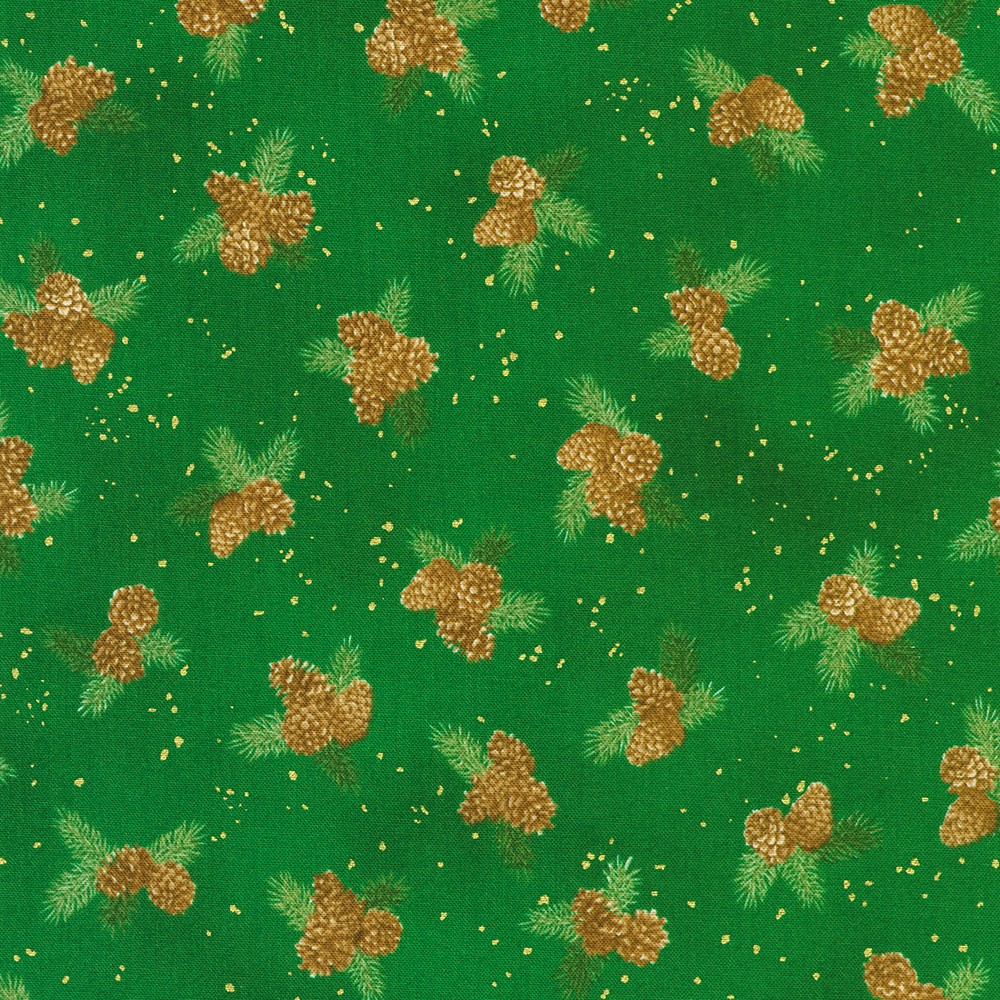 Holiday Flourish - Forest Glen fabric