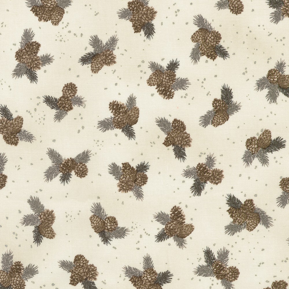 Holiday Flourish - Forest Glen fabric