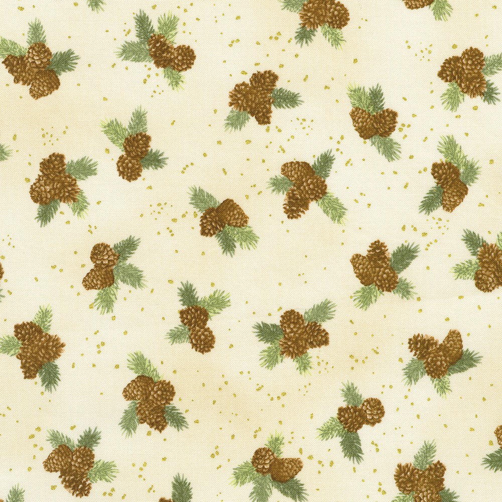 Holiday Flourish - Forest Glen fabric