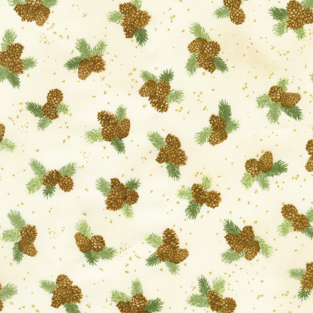 Holiday Flourish - Forest Glen fabric