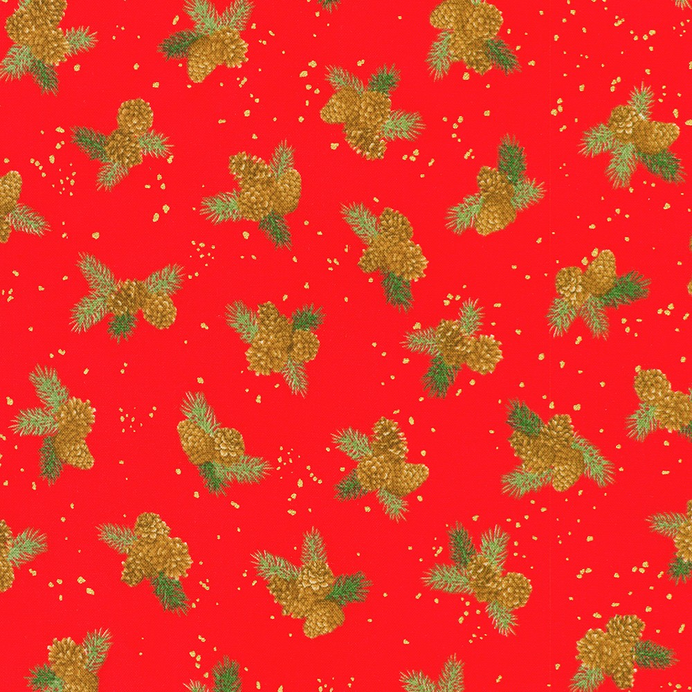 Holiday Flourish - Forest Glen fabric