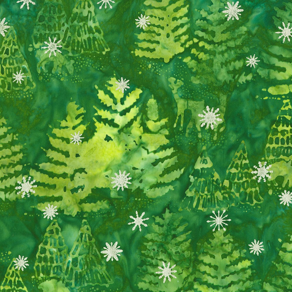 Artisan Batiks:  Evergreen Ice fabric
