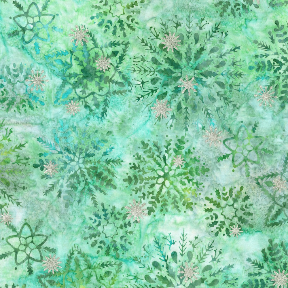 Artisan Batiks:  Evergreen Ice fabric