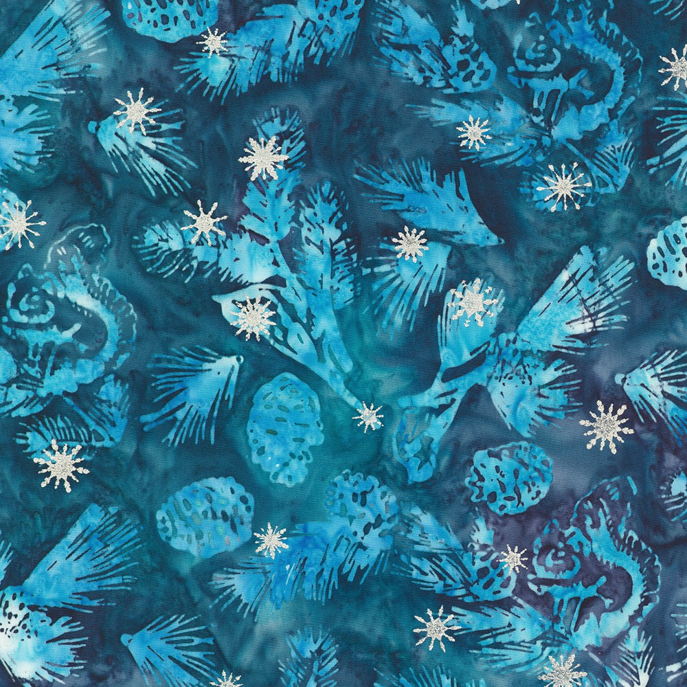 Artisan Batiks:  Evergreen Ice fabric