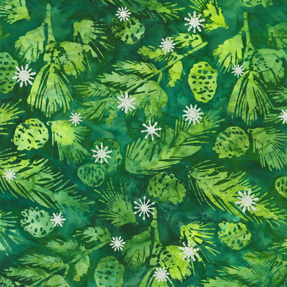 Artisan Batiks:  Evergreen Ice fabric