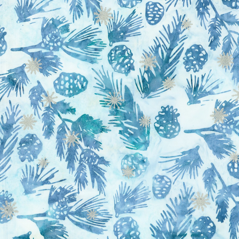 Artisan Batiks:  Evergreen Ice fabric