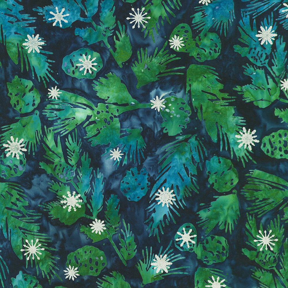 Artisan Batiks:  Evergreen Ice fabric