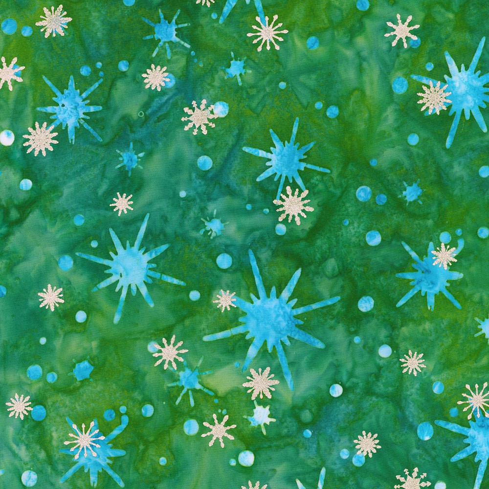 Artisan Batiks:  Evergreen Ice fabric