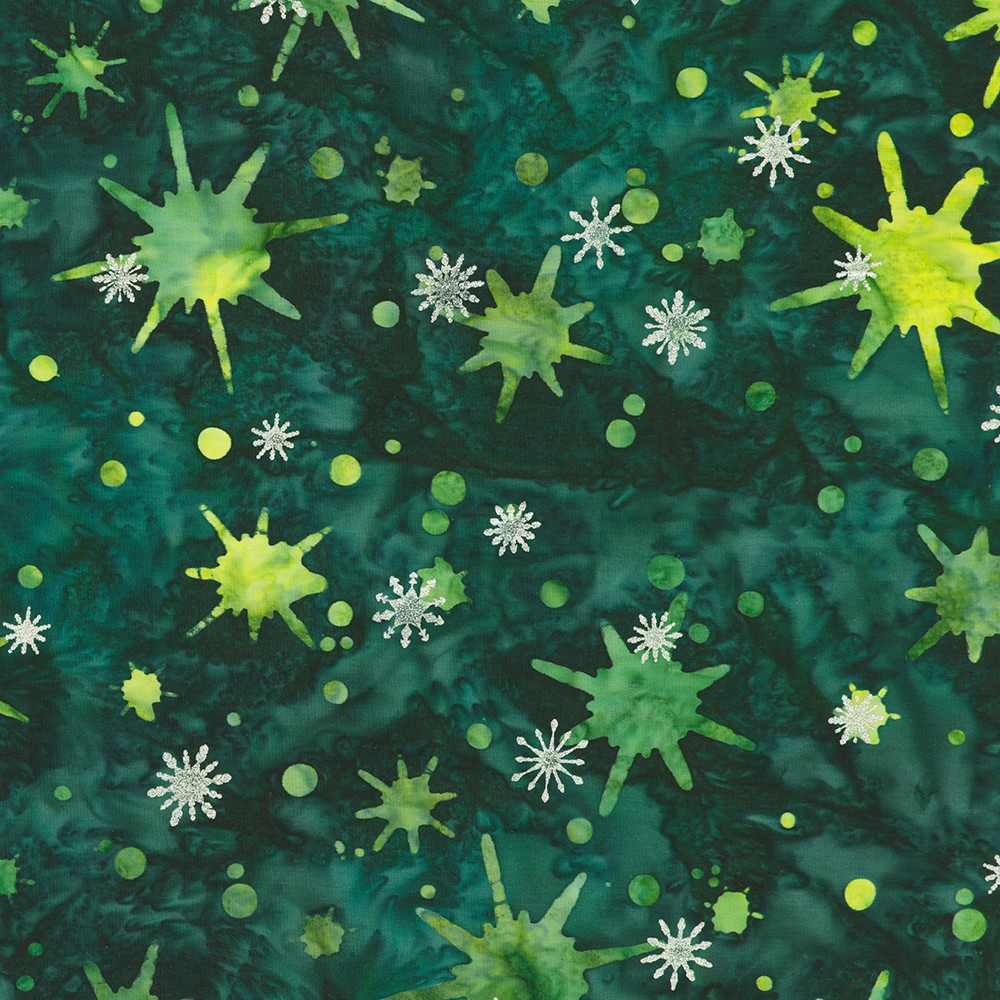 Artisan Batiks:  Evergreen Ice fabric