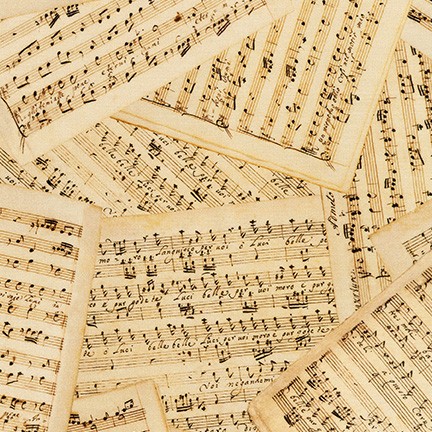 Library of Rarities Wide fabric